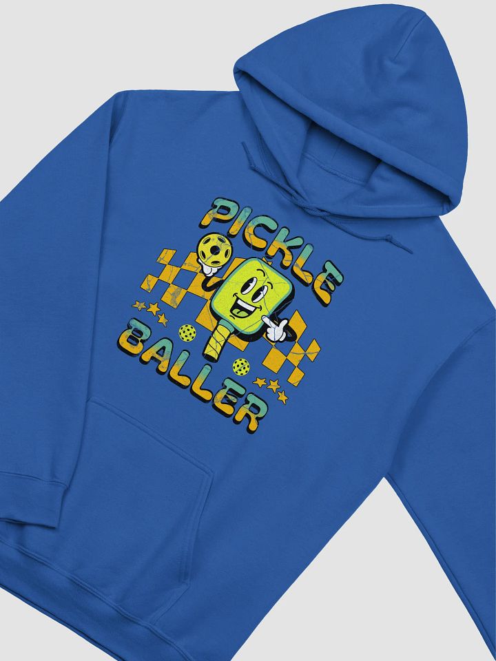 Pickle Baller Pickleball Fun Cartoon Hoodie product image (11)