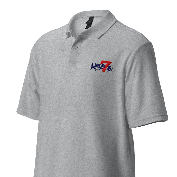 Polo Shirts with Blue & Red Logo product image (2)