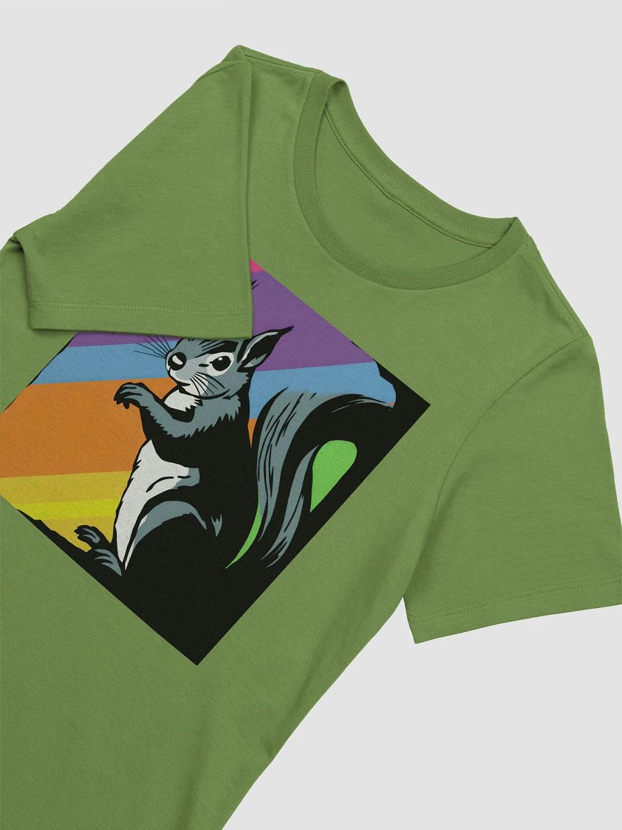 Whimsical Squirrel Stripes Women's T-Shirt product image (3)