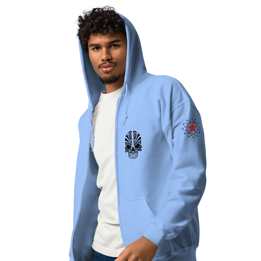 Tribal Skull Zip Hoodie product image (16)