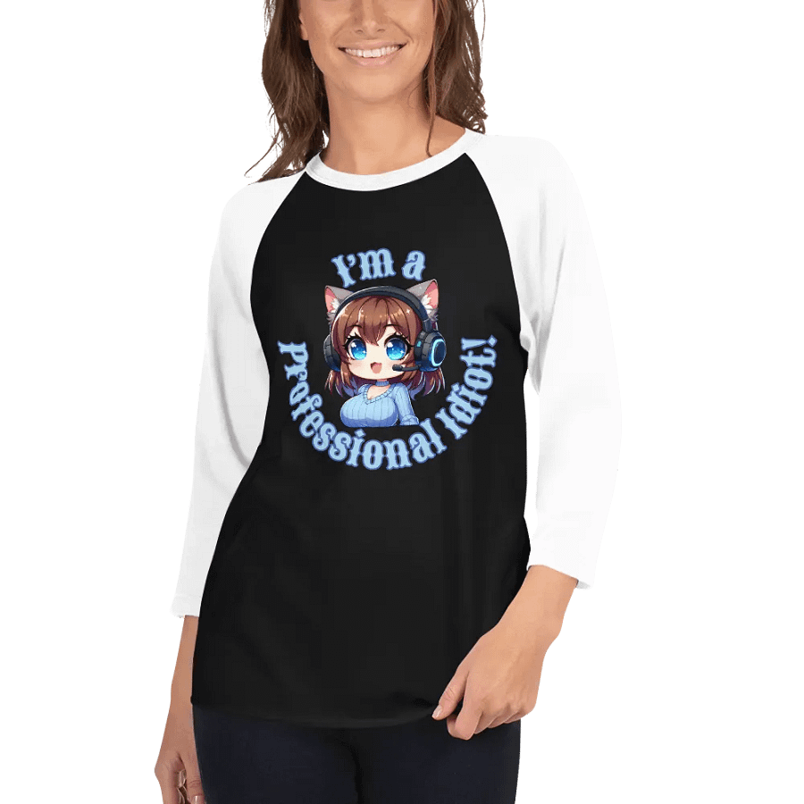 Professional Idiot Jersey Raglan Tee product image (4)