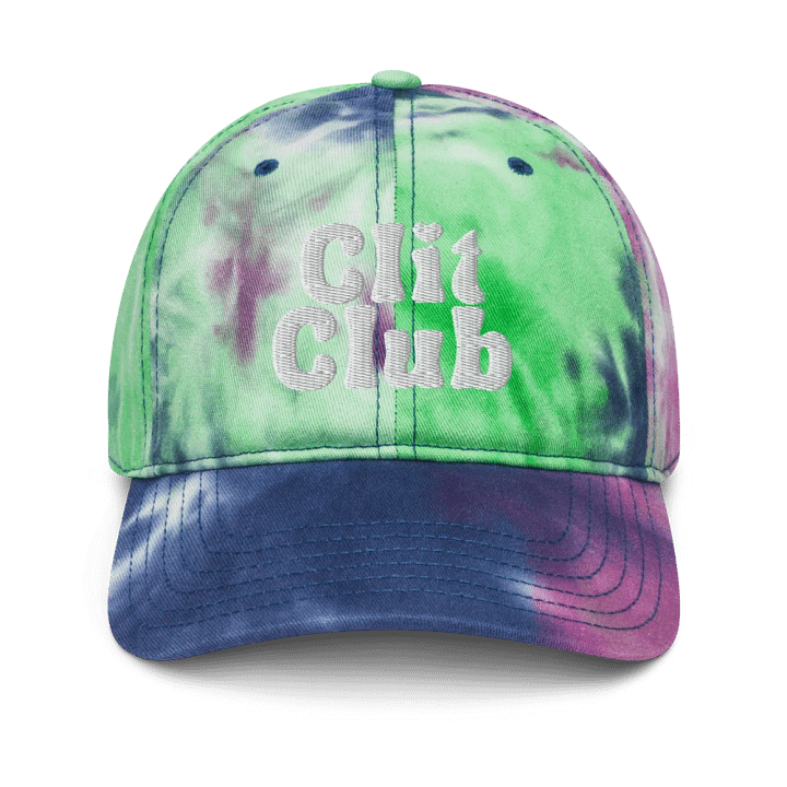 Clit Club Tie-Dye Dad Hat product image (1)