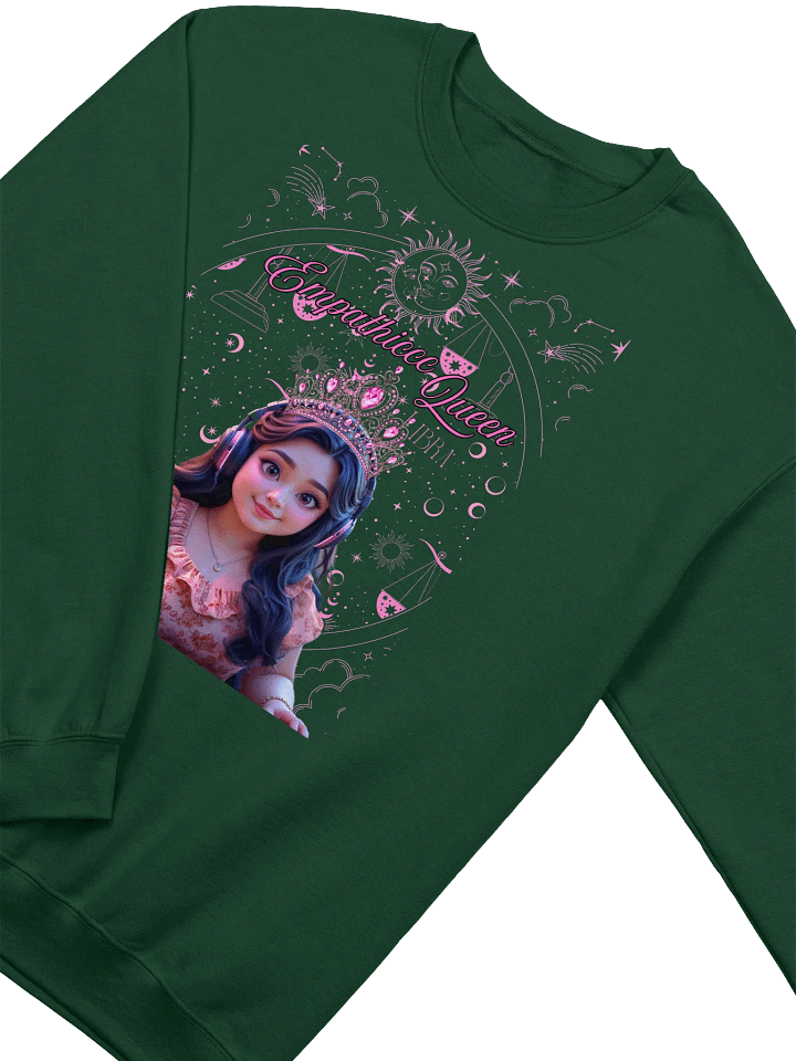 Empathic Queen Floral Crown Sweatshirt product image (2)