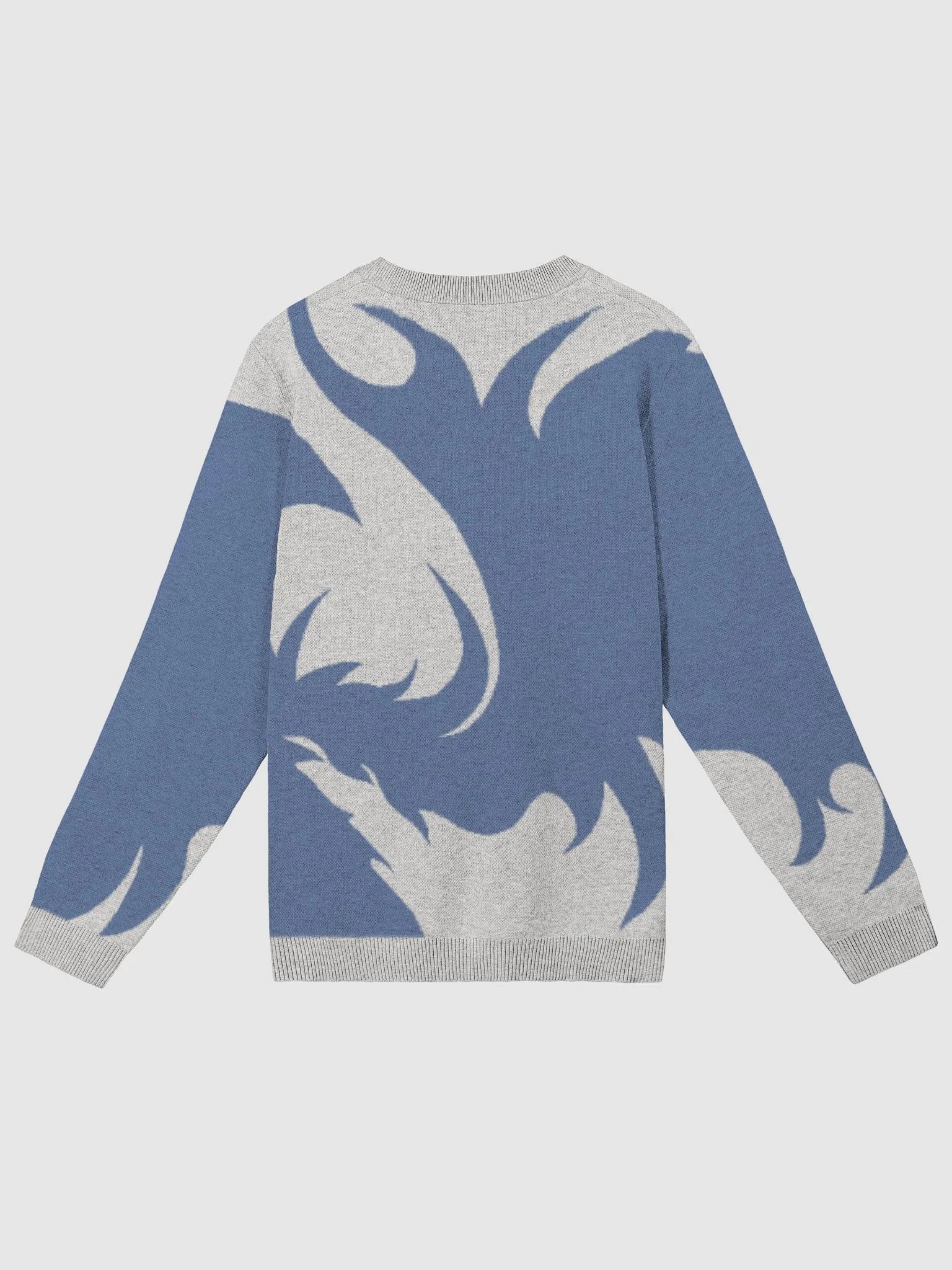 'Classy Classic Fantasy' Knitted Sweater [BLUE] product image (3)