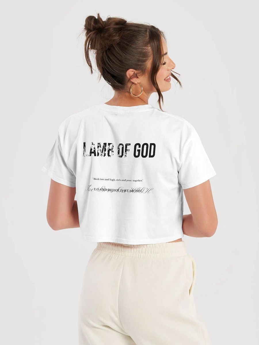 The Lives On HIGH | John's Calling | Women's Crop Top | Black product image (4)