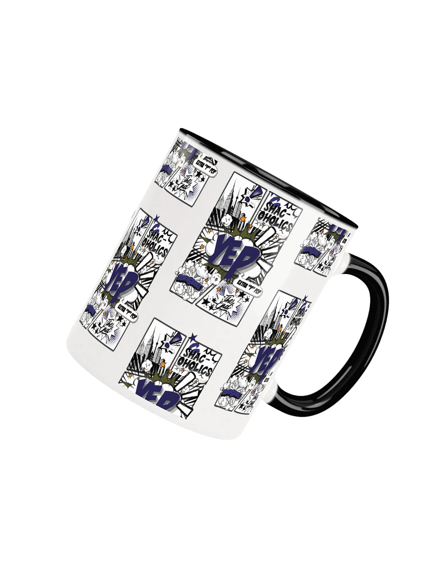 Shac-Oholics Comic Blast Mug - Dark Blue 