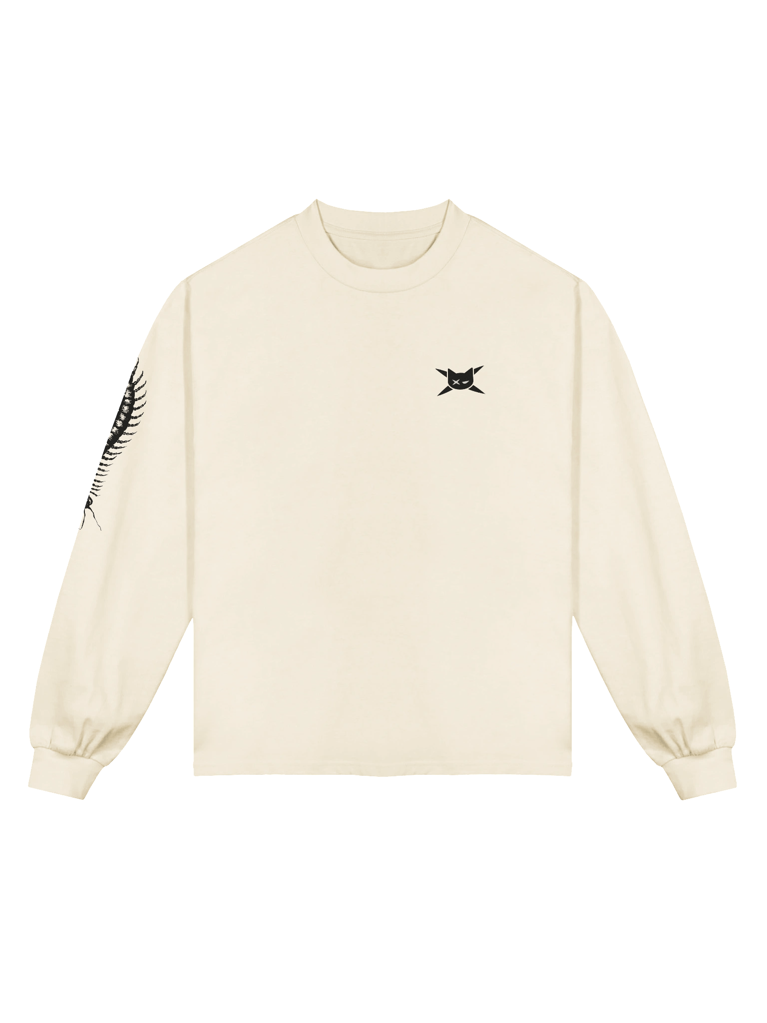 XITTEN Centipede Long Sleeve Shirt Ecru product image (2)