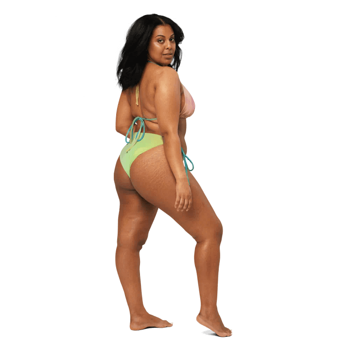 Blur cloud rainbow Design String Bikini - V11 product image (2)