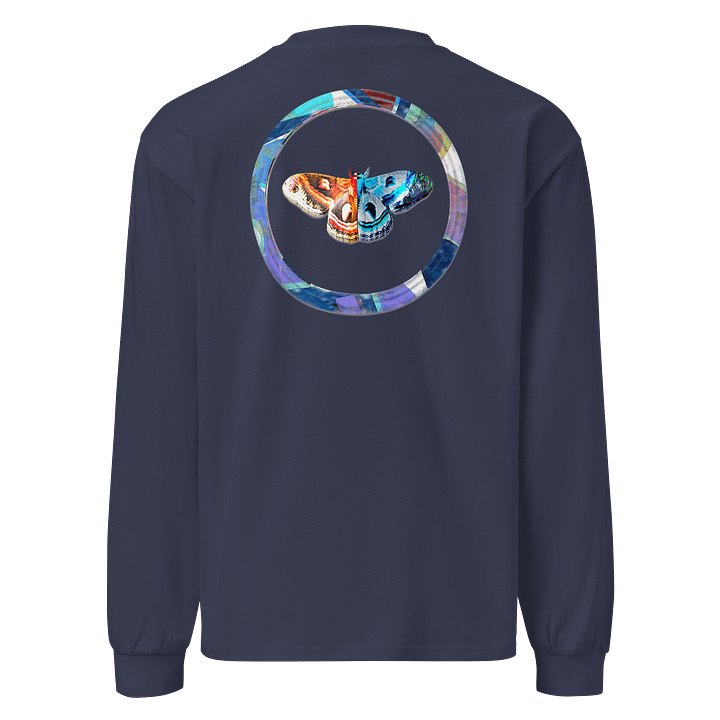 Moth AS Colour Premium Heavyweight Long Sleeve Shirt (Back Patch) product image (2)