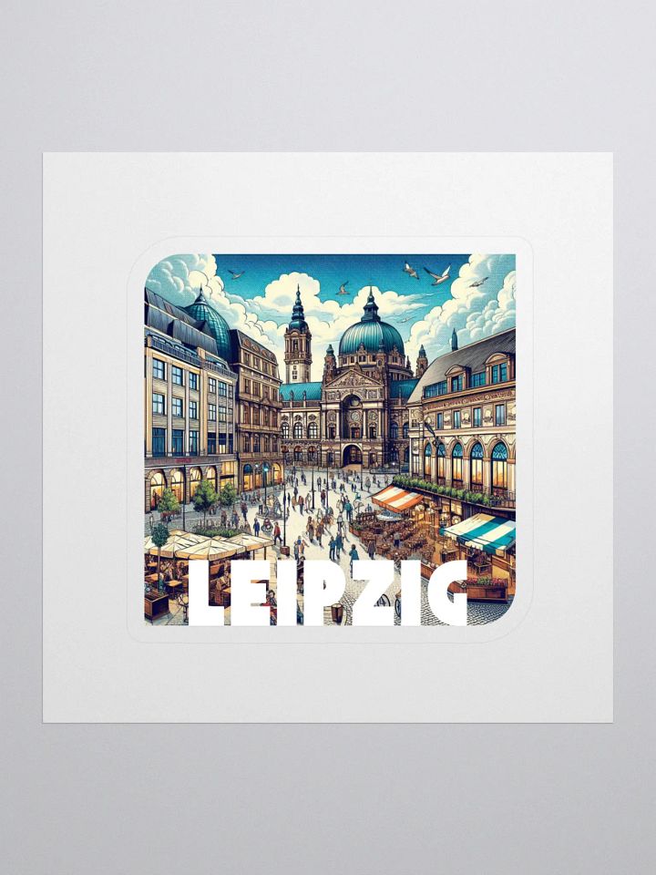 Make Your Mark Kiss Cut Stickers | AI Design Leipzig city product image (1)