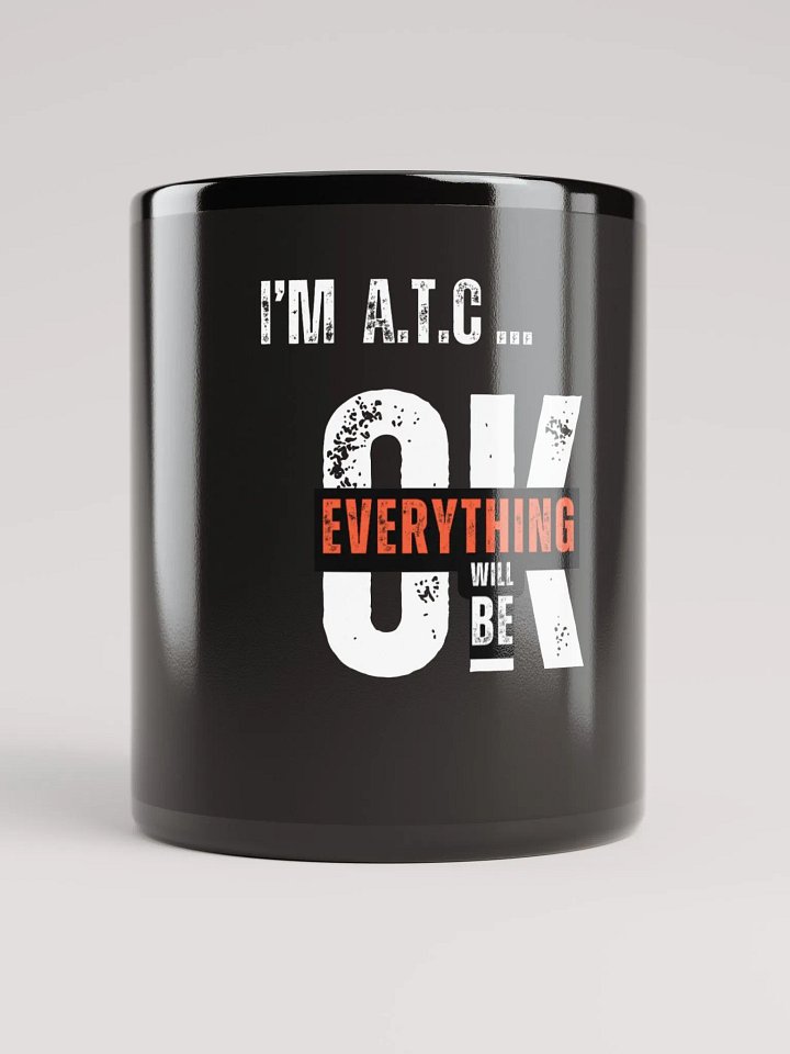 Bold Affirmation Black Glossy Mug product image (1)