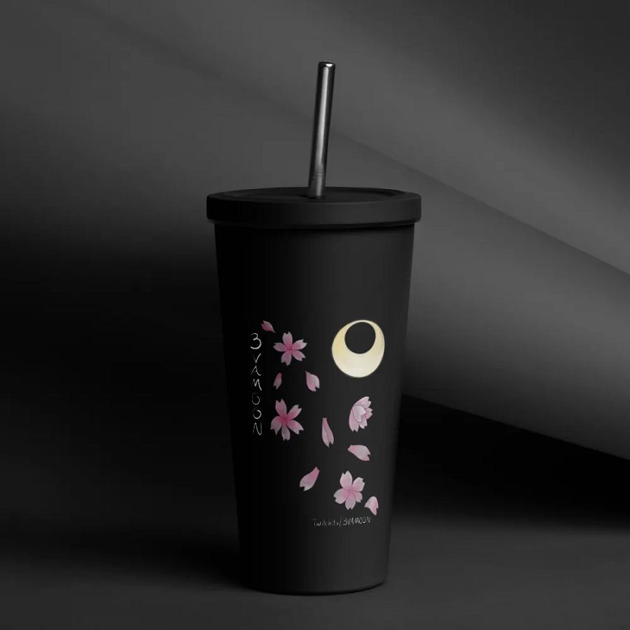 Sakura Blossom Insulated Tumbler w/ Straw product image (11)