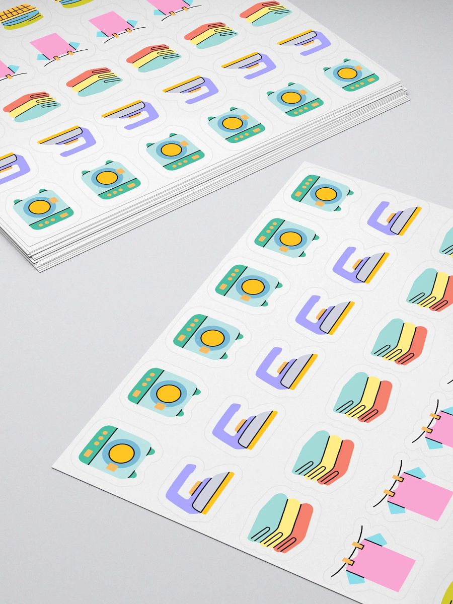 Laundry Stickers – Hand-Drawn, Functional Planner Stickers for Bullet Journals, Habit Tracking, and Household Organization product image (4)
