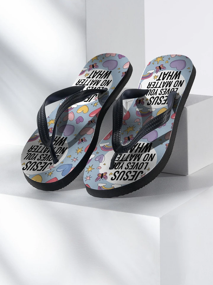 Jesus Divine Love Flip-Flops product image (1)