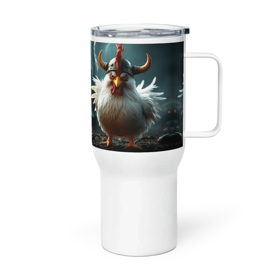 Mirabelle the Battle Chicken Travel Mug product image (4)