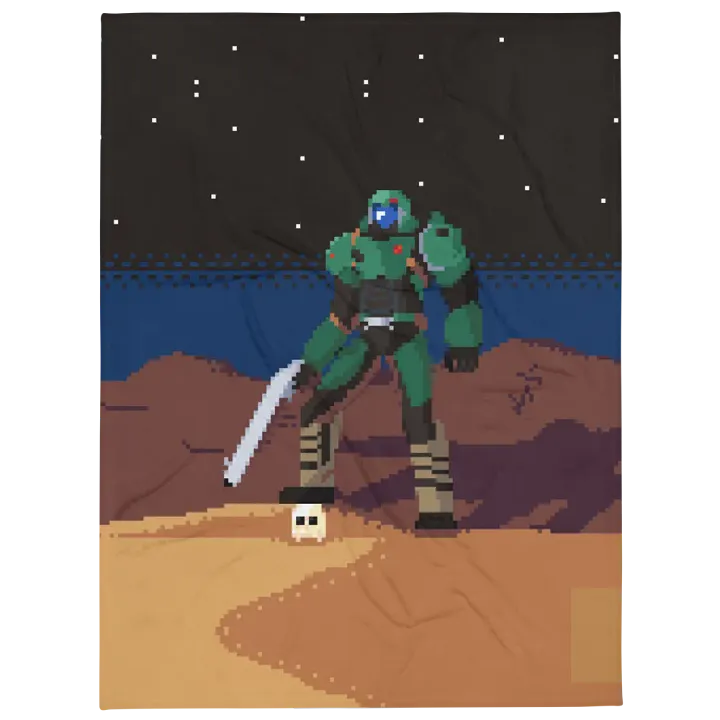 Doomslayer Throw Blanket product image (1)
