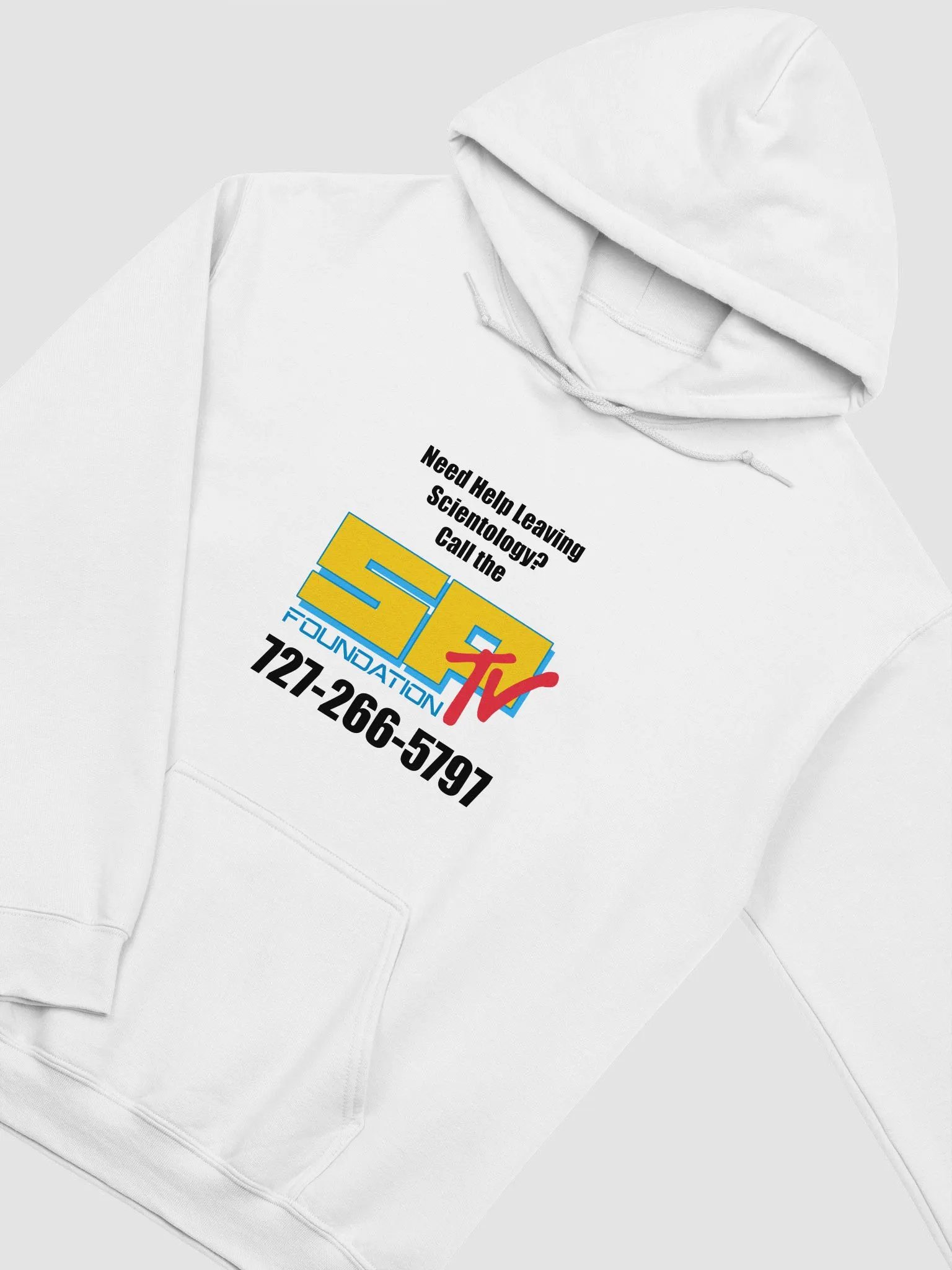 SPTV Foundation Classic Hoodie in White product image (2)