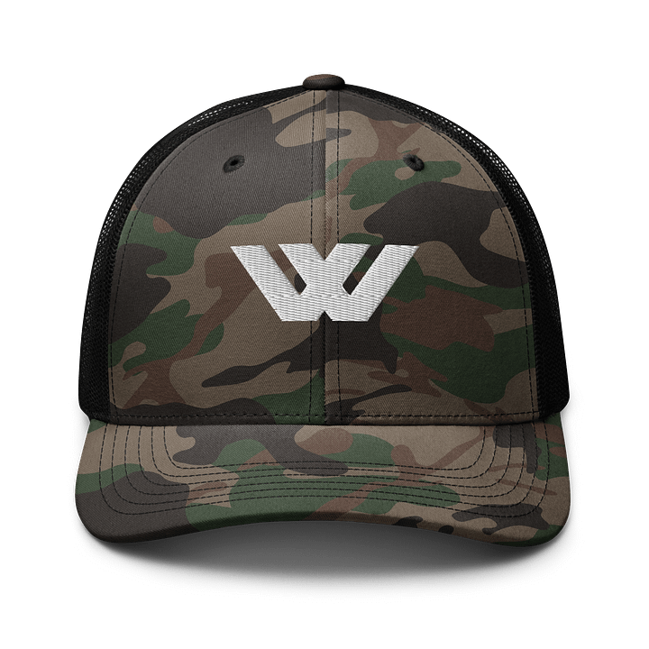 W Camo Trucker Hat product image (1)