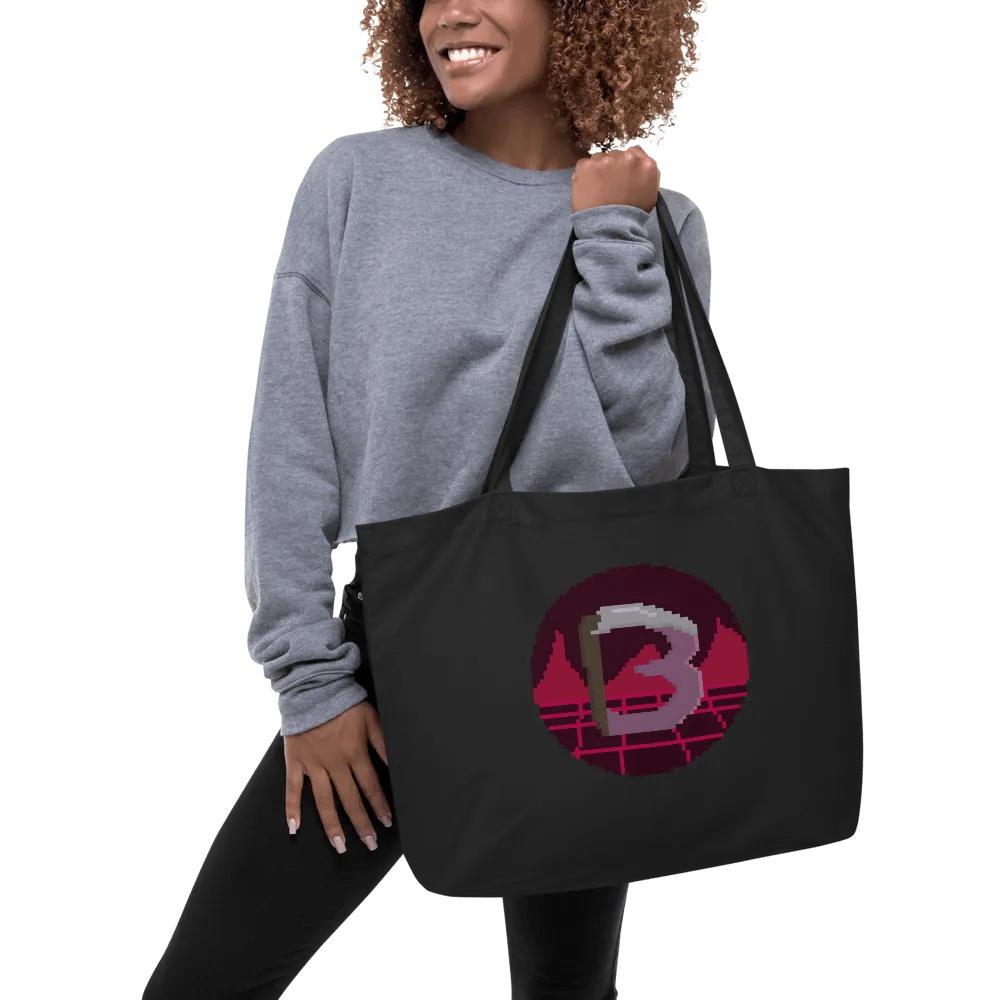 Large Harbingerofbeth Scythe Logo by Cassafrassarole Tote Bag product image (5)