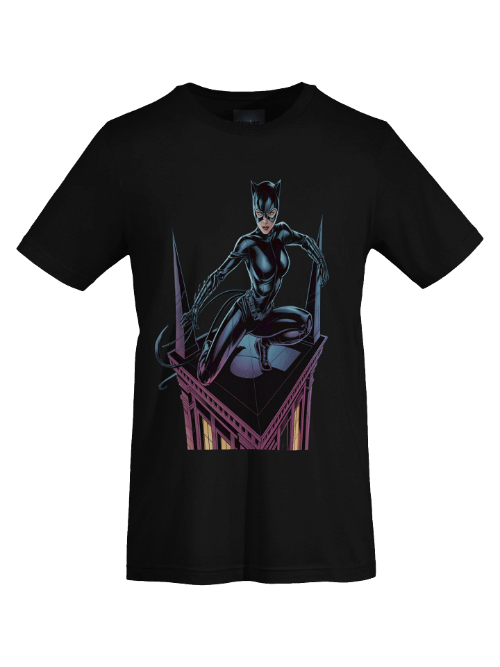 Rooftop Ravager: Catwoman's Feral Strike T-Shirt product image (1)