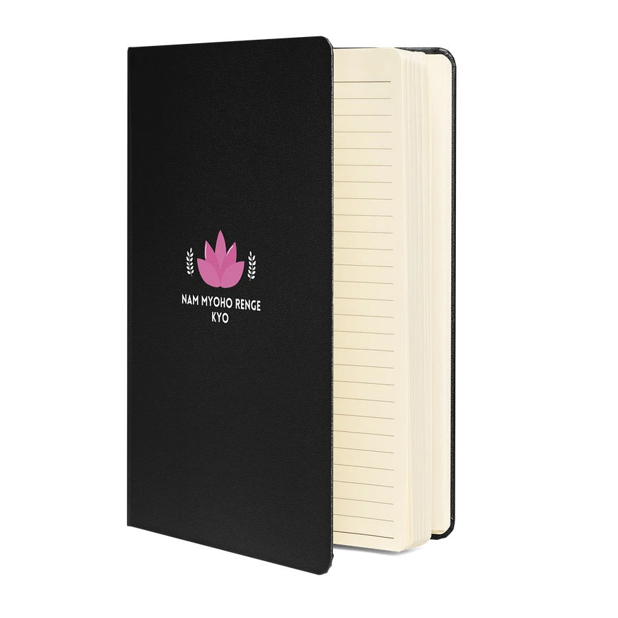 Hardcover Bound Notebook | Lotus Flower & Nam Myoho Renge Kyo product image (7)