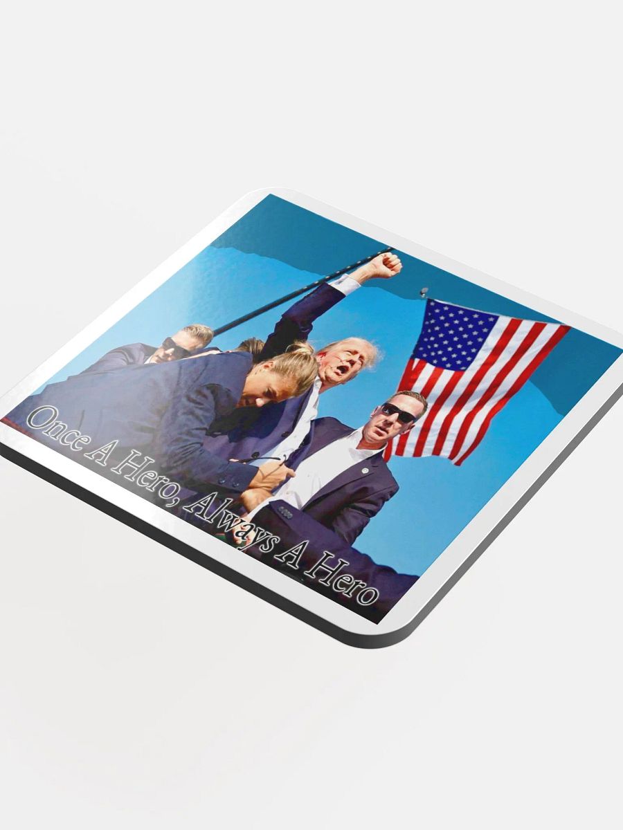 American Hero Fist Cork Coaster product image (4)