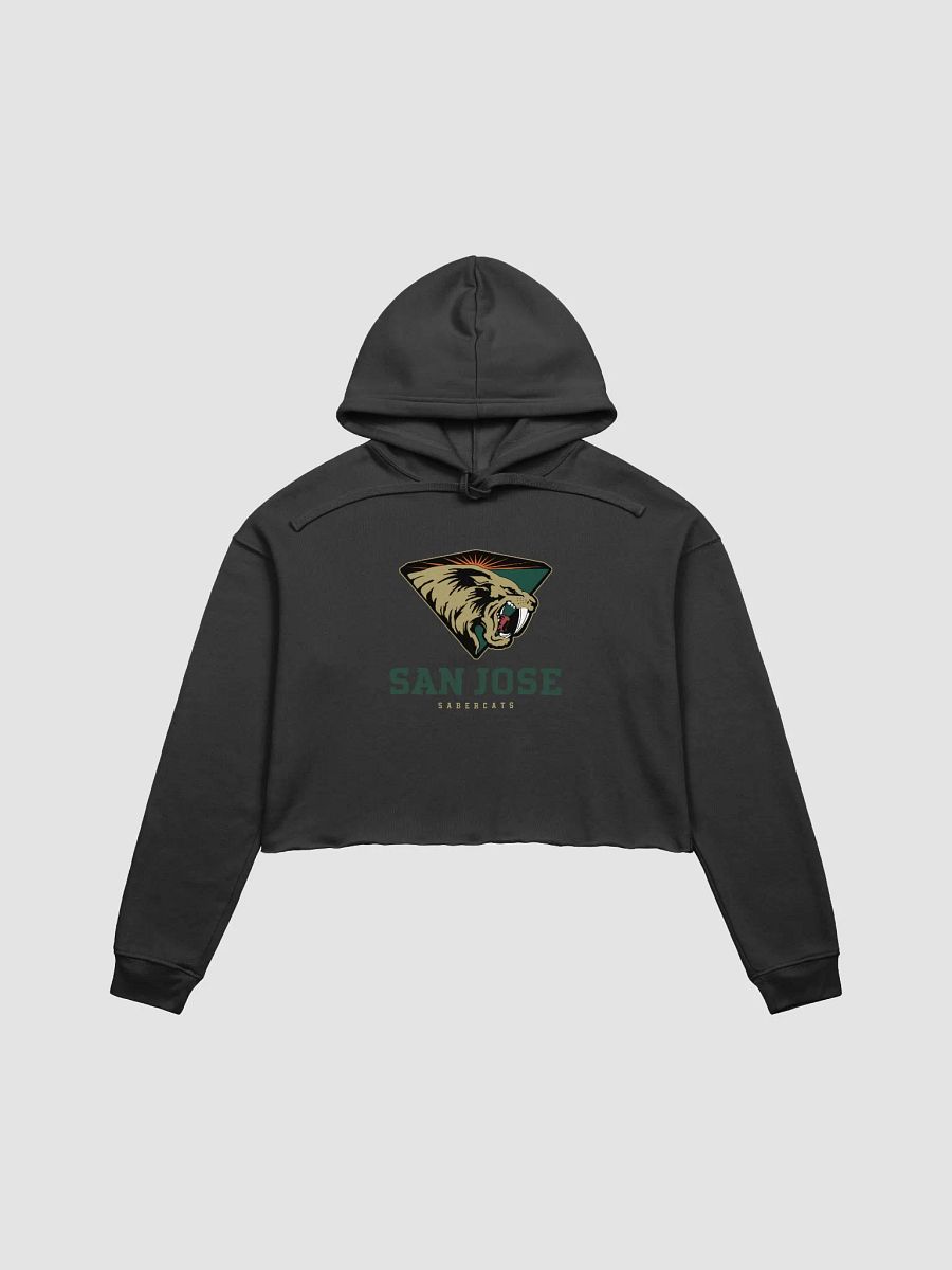 San Jose SaberCats Women's Crop Hoodie by Canvas product image (1)