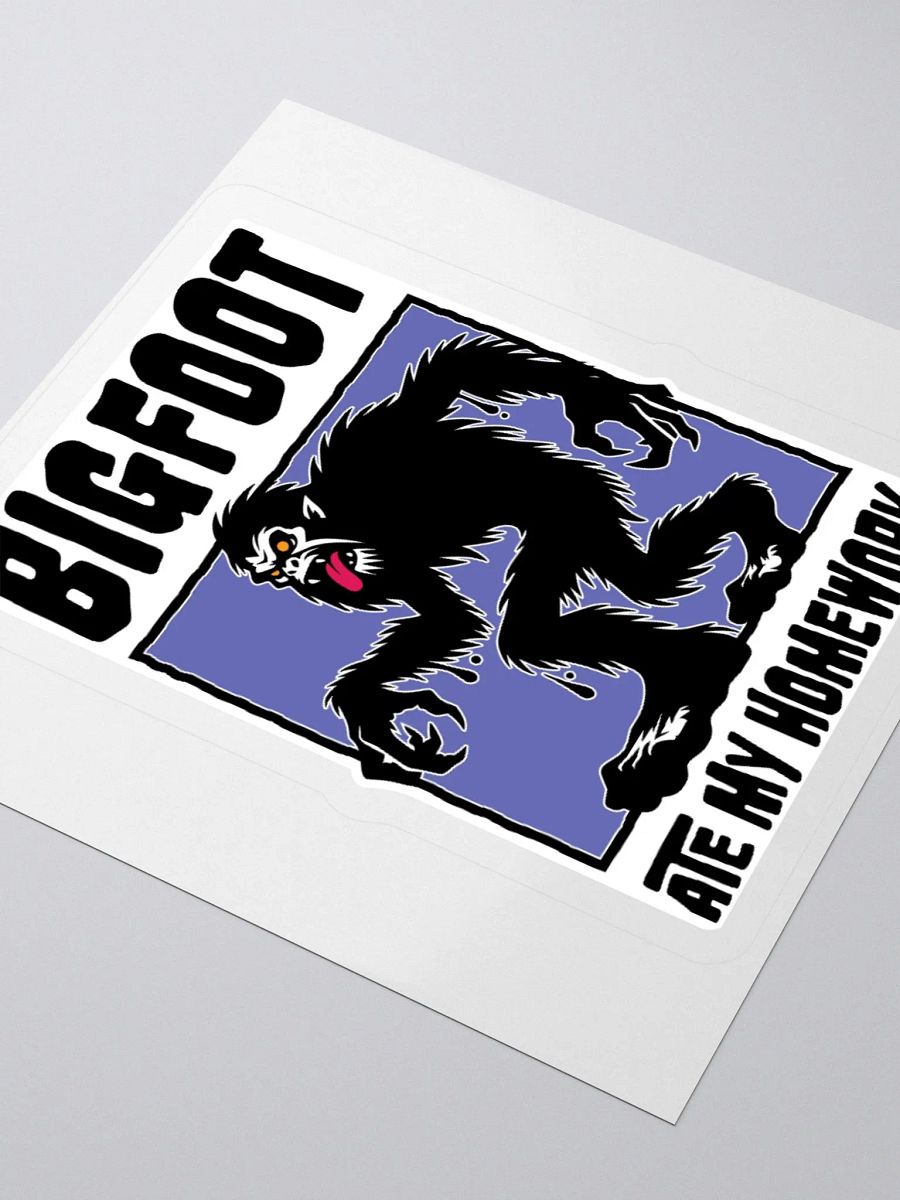 Bigfoot Ate My Homework Sticker product image (4)