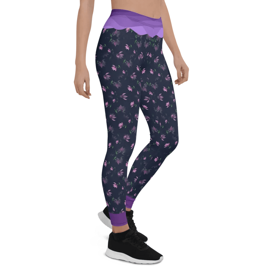 Lavender Floral Whisper Leggings product image (6)