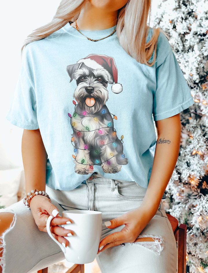 Funny Schnauzer Christmas T-Shirt for Schnauzer Paw-rents product image (11)