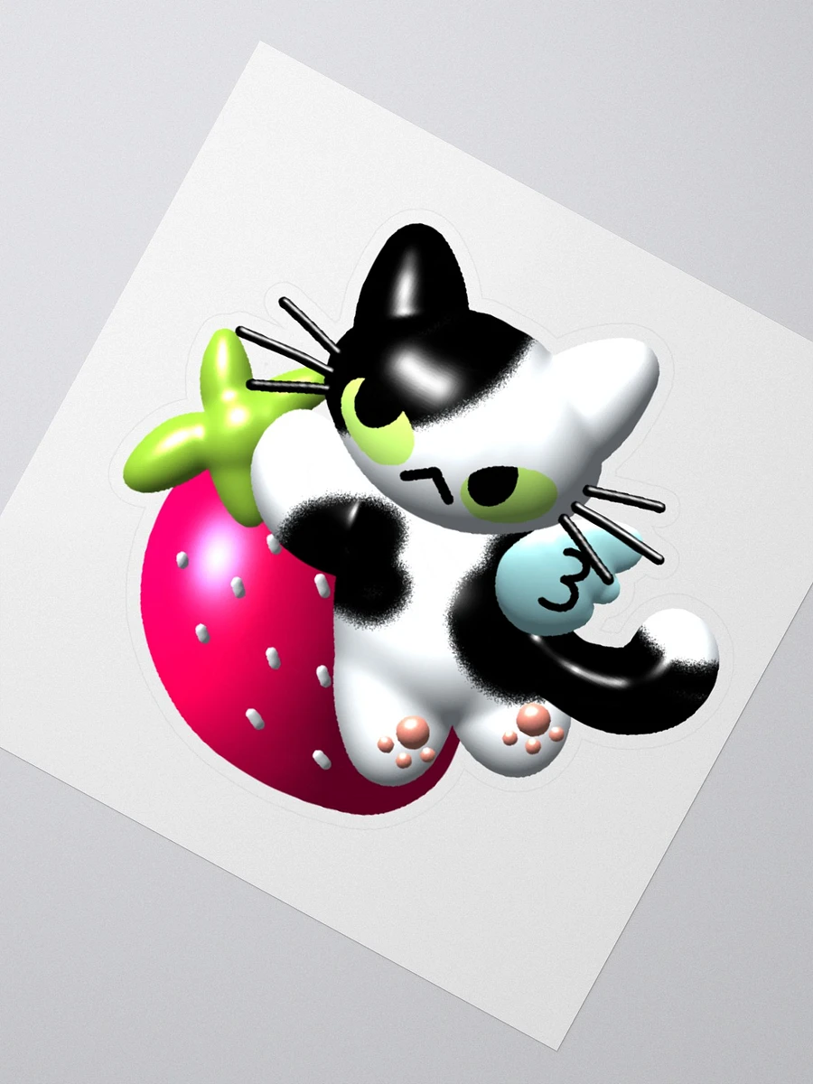 STRAWBERRY Cat - Sticker product image (2)