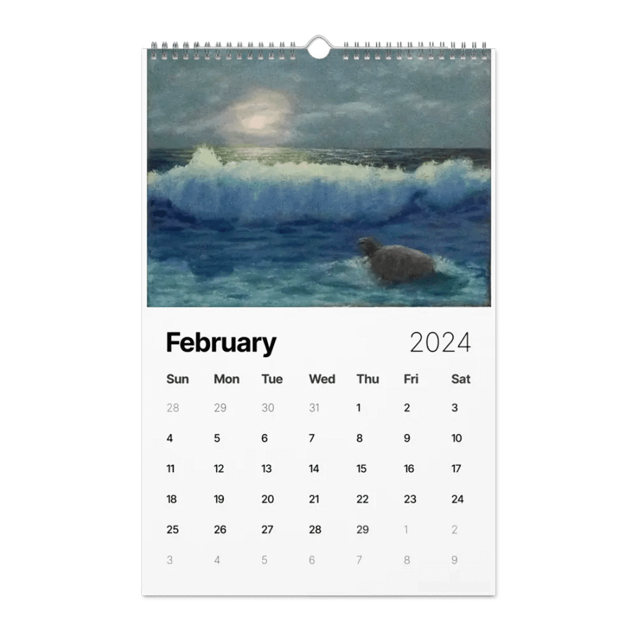 Ocean Inspired Art Calendar 2025 - Dive Into A Year Of Coastal Beauty product image (7)
