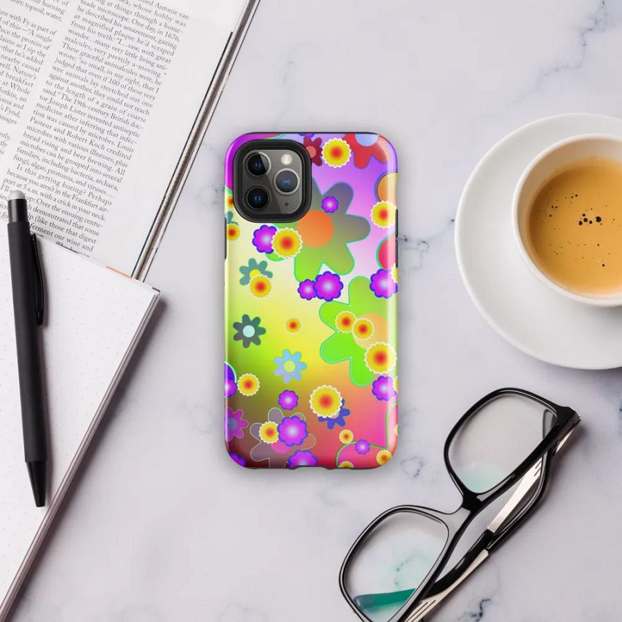Flower Child Retro Phone Case – Embrace the Spirit of the '60s product image (31)