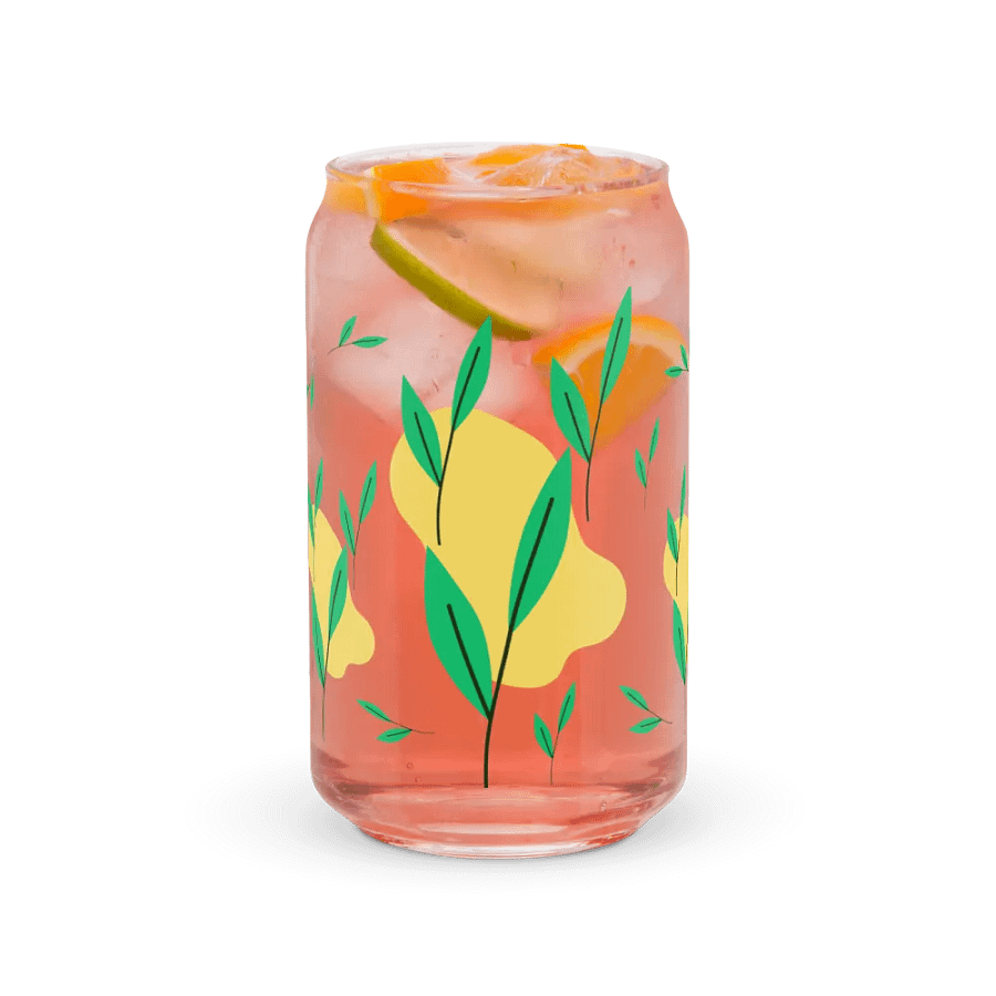 Boho Leaves Design - Sipper Glass product image (7)