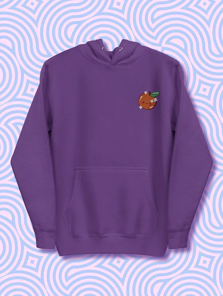 Whimsical Orange Face Unisex Hoodie product image (1)
