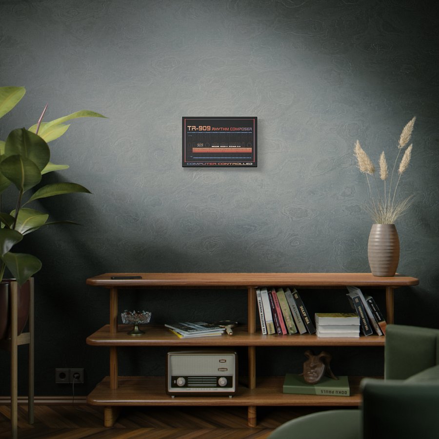 TR-909 - Canvas Artwork (Roland 909 Rhythm Composer Drum Machine) by Vintage Voltage product image (5)