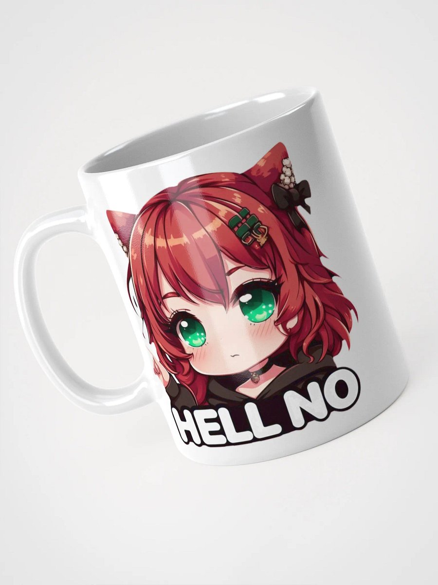 BunnyVA Hell No White Glossy Mug product image (3)