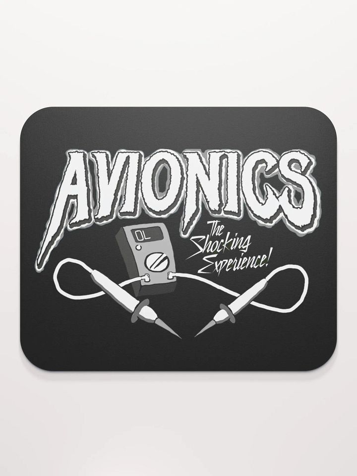 "AVIONICS" B/W Mousepad product image (2)