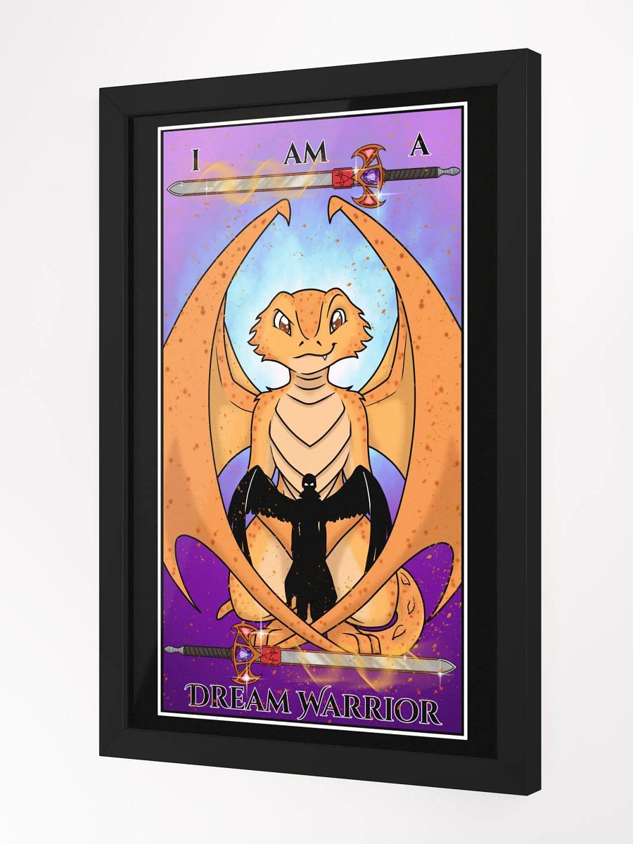 Day of the Dragon Tarot Card Framed Poster product image (3)