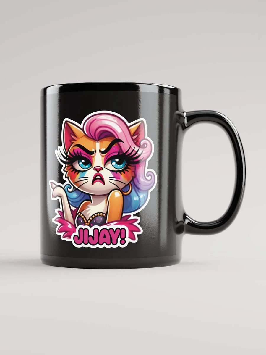 Jijay! Black Glossy Mug product image (1)