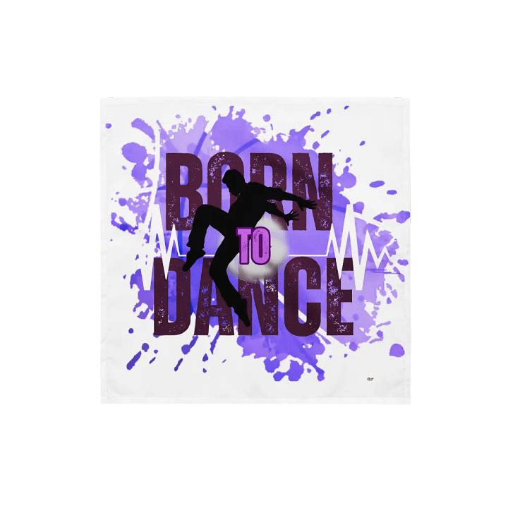 Born to Dance His Silhouette Full Print Bandana product image (1)