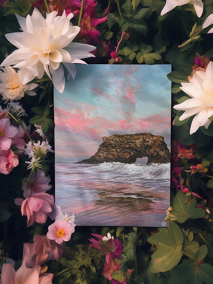 Natural Bridge, State Beach Art Print product image (2)