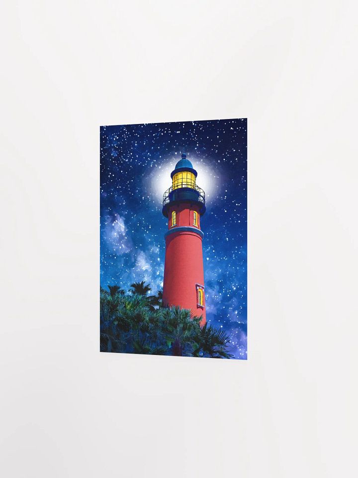 Ponce de Leon Inlet Lighthouse at Night Matte Poster product image (11)