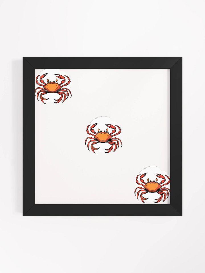 Crabtastic Cartoons Framed Matte Poster product image (5)