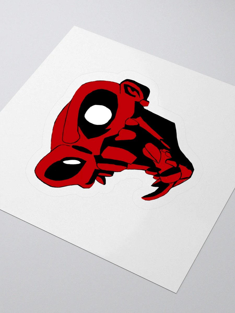 Zombie Monkey Red Sticker product image (8)