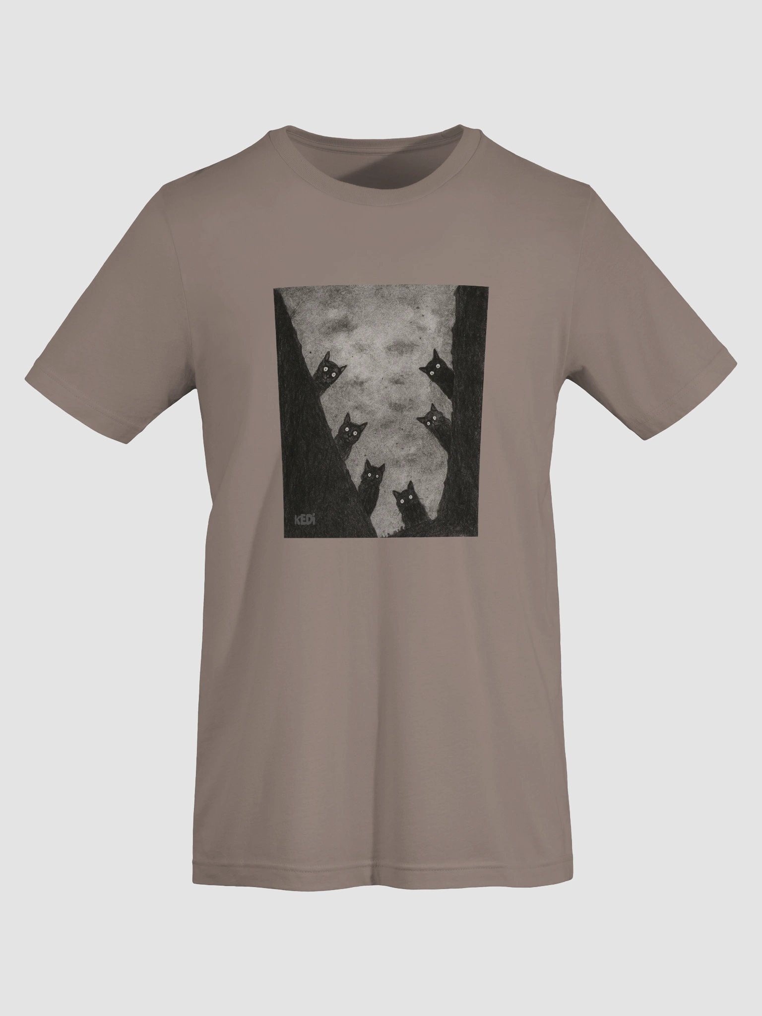 Glowing Eyes Black Cat T-Shirt product image (67)
