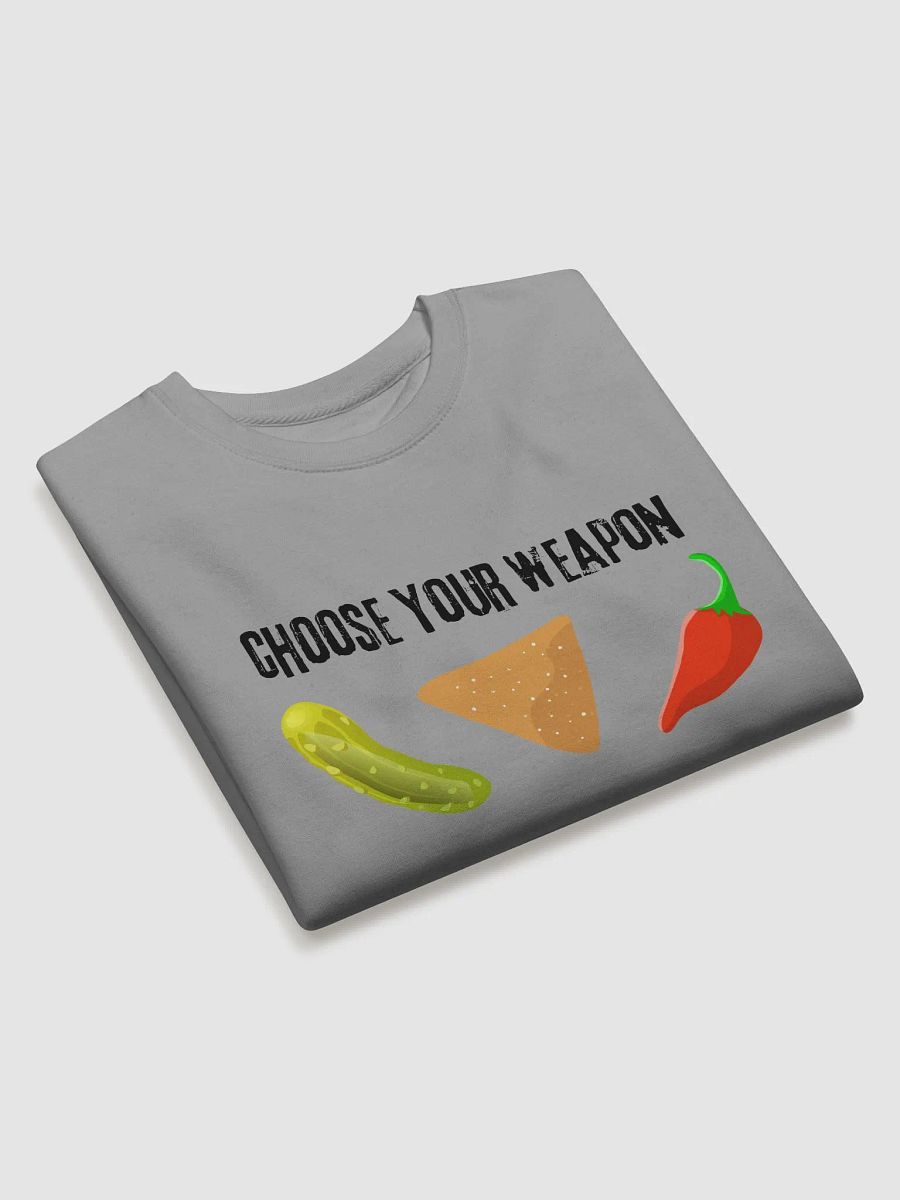Choose your weapon -Funny Food Fiesta Sweatshirt product image (7)