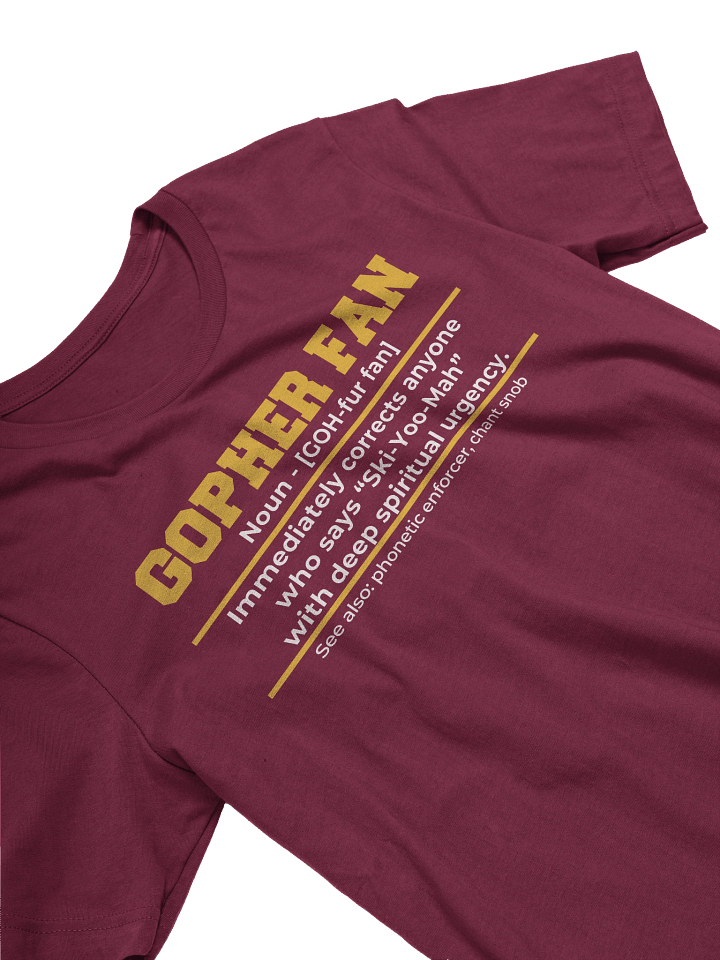 Pronounce - The 2025 Gopher Fan - Unisex T-Shirt product image (5)