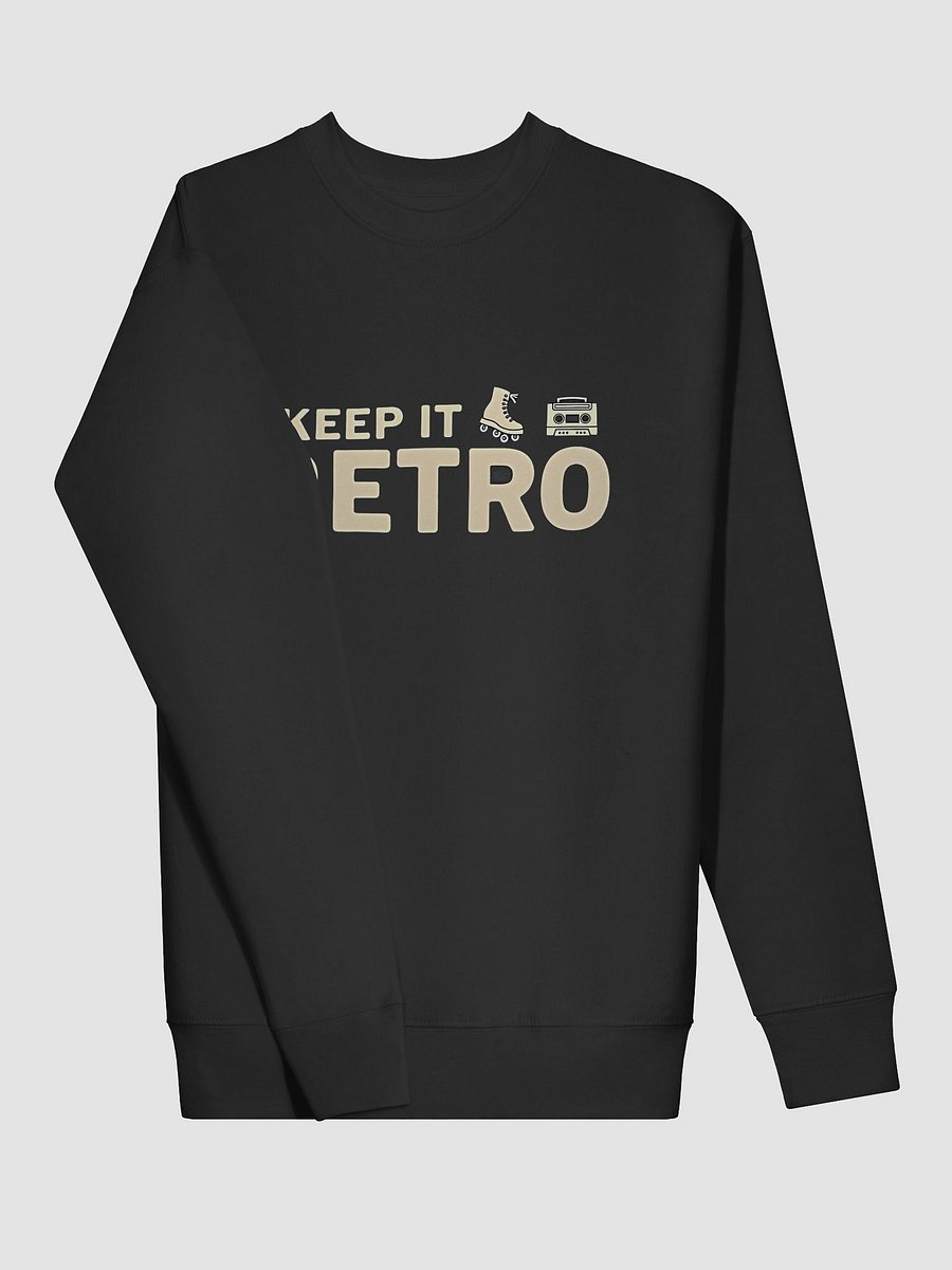 Retro Roller Skate Boombox Sweatshirt product image (3)