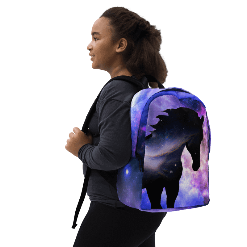 Galaxy horse - Nebula horses, backpack product image (2)
